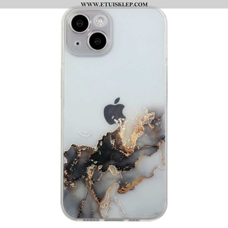 Etui do iPhone 15 Plus Elastyczny Marmur